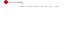 Tablet Screenshot of faithlivingchurch.com